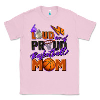 Bubblegum Pink loud and proud basketball mom Classic Tee - Zillion Design Studio