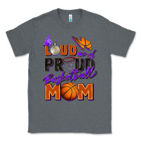 Charcoal Heather loud and proud basketball mom Classic Tee - Zillion Design Studio