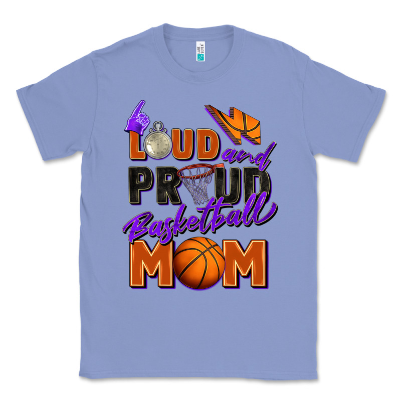 Loud And Proud Basketball Mom Classic Tee by Zillion Design Studio | Teevron