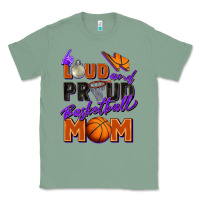 Sage loud and proud basketball mom Classic Tee - Zillion Design Studio