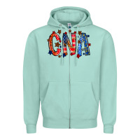 Seafoam cna america Zipper Hoodie - RacoonDesign