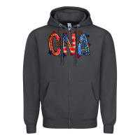 Smoke cna america Zipper Hoodie - RacoonDesign