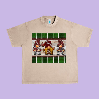 Football Gnomes Urban Heavy Tee Designed By Barkaloodesign