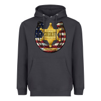 Smoke sheriff american flag Heavyweight Hoodie - JahusDesignShop