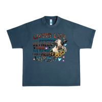 Midnight Navy living life somewhere between jesus take the wheel Urban Heavy Tee - Zillion Design Studio