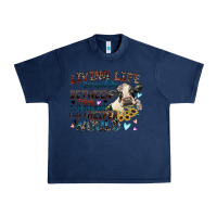 Navy living life somewhere between jesus take the wheel Urban Heavy Tee - Zillion Design Studio