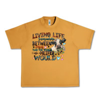 Peanut Butter living life somewhere between jesus take the wheel Urban Heavy Tee - Zillion Design Studio