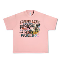 Salmon living life somewhere between jesus take the wheel Urban Heavy Tee - Zillion Design Studio