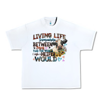White living life somewhere between jesus take the wheel Urban Heavy Tee - Zillion Design Studio