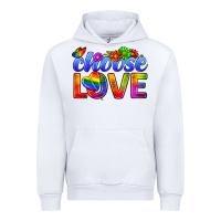 White Pride LGBTQ+ Choose Love Urban Hoodie - BundleAndBundleShop