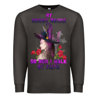 Smoke my broom broke Premium Sweatshirt - AdoDesignShop