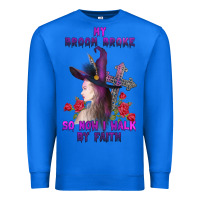 True Royal my broom broke Premium Sweatshirt - AdoDesignShop