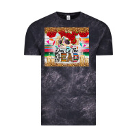 Cloud Black Day of the dead skeleton Vintage Tee - RanaPortraitStore