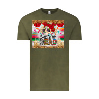 Vintage Olive Day of the dead skeleton Vintage Tee - RanaPortraitStore