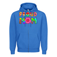 True Royal proud mom Zipper Hoodie - HRA Design Shop