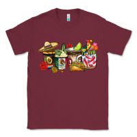 Burgundy mexico coffee Classic Tee - CTS Tumbler Store
