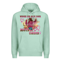 Seafoam whose bed have youre boots been under Premium Hoodie - NancyCooperArtShop