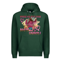 Sports Green whose bed have youre boots been under Premium Hoodie - NancyCooperArtShop