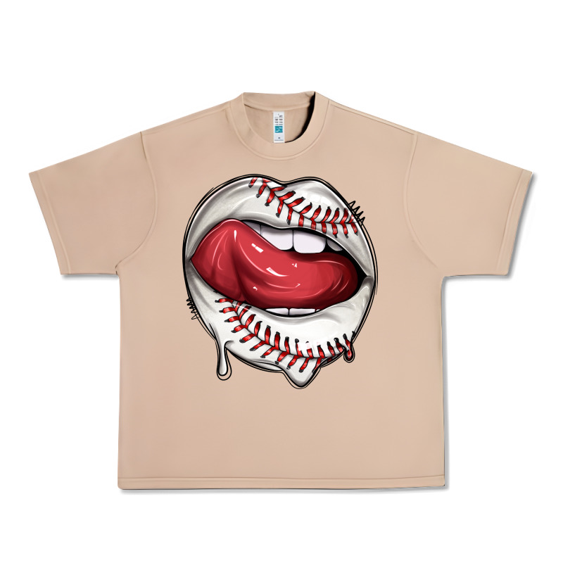 Sports Lips Baseball Urban Heavy Tee by texasbilliewilder | Teevron
