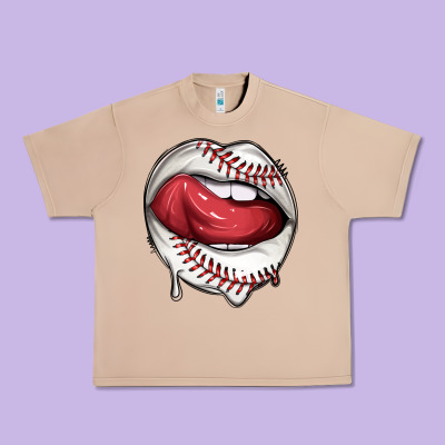 Urban Heavy Tee sports lips baseball