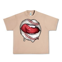 Burro sports lips baseball Urban Heavy Tee - texasbilliewilder