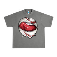 Tornado sports lips baseball Urban Heavy Tee - texasbilliewilder