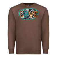 Chestnut love western Premium Sweatshirt - AdoDesignShop
