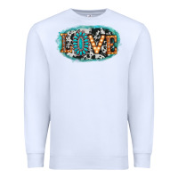 White love western Premium Sweatshirt - AdoDesignShop