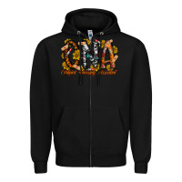 Black cna Zipper Hoodie - RacoonDesign