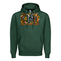 Sports Green cna Zipper Hoodie - RacoonDesign