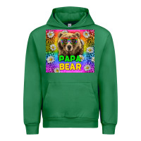 Emerald Western Papa Bear LGBTQ+ Tumbler Urban Hoodie - BundleAndBundleShop