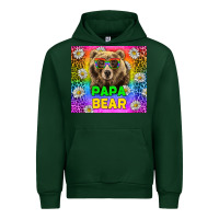 Forest Green Western Papa Bear LGBTQ+ Tumbler Urban Hoodie - BundleAndBundleShop