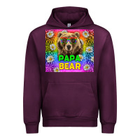 Mauve Wine Western Papa Bear LGBTQ+ Tumbler Urban Hoodie - BundleAndBundleShop