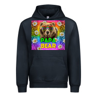 Navy Western Papa Bear LGBTQ+ Tumbler Urban Hoodie - BundleAndBundleShop