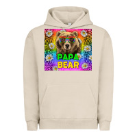 Pigment French Oak Western Papa Bear LGBTQ+ Tumbler Urban Hoodie - BundleAndBundleShop