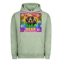 Pigment Oil Green Western Papa Bear LGBTQ+ Tumbler Urban Hoodie - BundleAndBundleShop