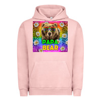 Pigment Salmon Western Papa Bear LGBTQ+ Tumbler Urban Hoodie - BundleAndBundleShop
