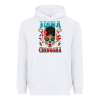 White mama chingona Heavyweight Hoodie - BundleAndBundleShop