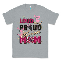Heather Grey loud and proud cheer mom Classic Tee - Zillion Design Studio
