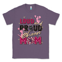 Lavender loud and proud cheer mom Classic Tee - Zillion Design Studio