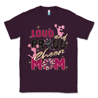 Plum loud and proud cheer mom Classic Tee - Zillion Design Studio