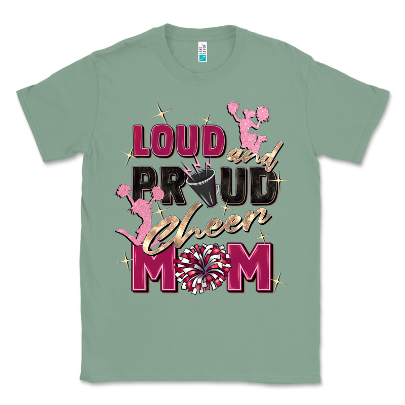 Loud And Proud Cheer Mom Classic Tee by Zillion Design Studio | Teevron