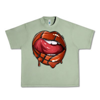 Oil Green sports lips basketball Urban Heavy Tee - texasbilliewilder