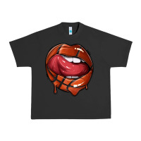 Pigment Black sports lips basketball Urban Heavy Tee - texasbilliewilder