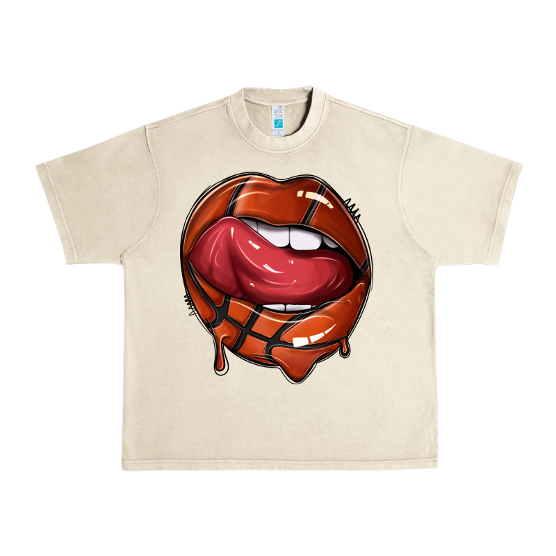 Sports Lips Basketball Urban Heavy Tee by texasbilliewilder | Teevron