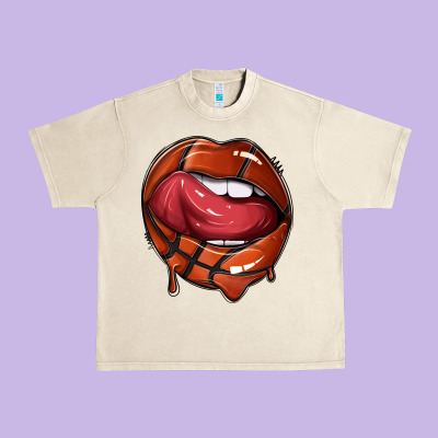 Urban Heavy Tee sports lips basketball