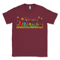 Burgundy battery life of a teacher libbey glass Classic Tee - BundleAndBundleShop