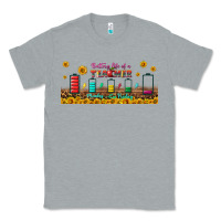 Heather Grey battery life of a teacher libbey glass Classic Tee - BundleAndBundleShop