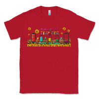 Red battery life of a teacher libbey glass Classic Tee - BundleAndBundleShop