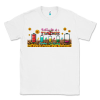 White battery life of a teacher libbey glass Classic Tee - BundleAndBundleShop